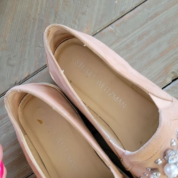Stuart Weitzman Jeweled flats shoes 37 - Picture 4 of 8